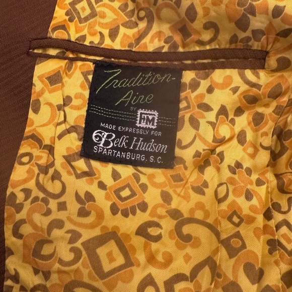 Belk Retro Tradition-Aire Brown Blazer